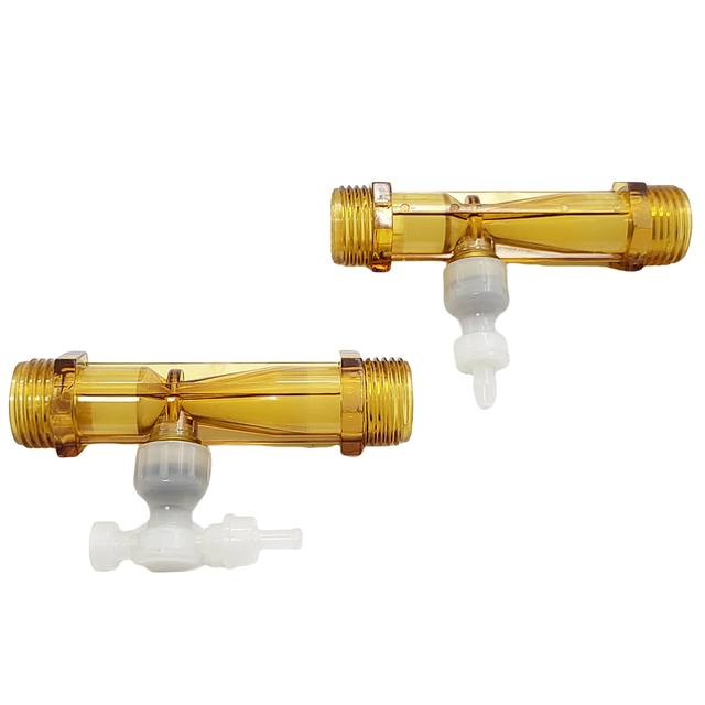 Inyector Venturi de PVDF con válvula para maquinaria de tratamiento de agua con ozono