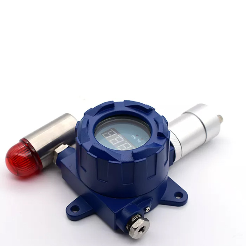 Detector de gas de ozono en línea fijo Flygoo 0-10ppm con salida de señal