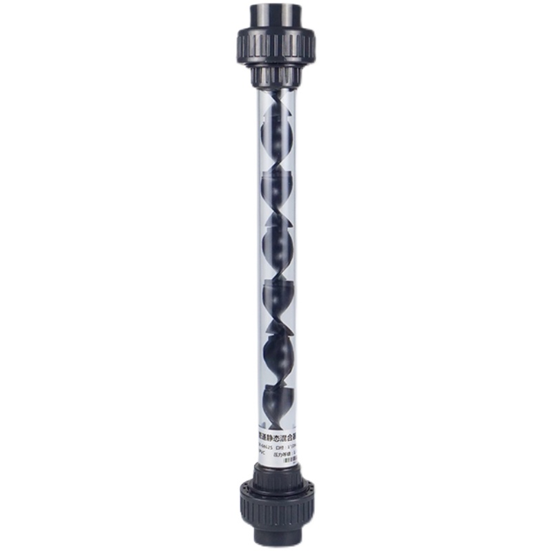 Mezclador estático de UPVC para mezclar gas ozono y agua