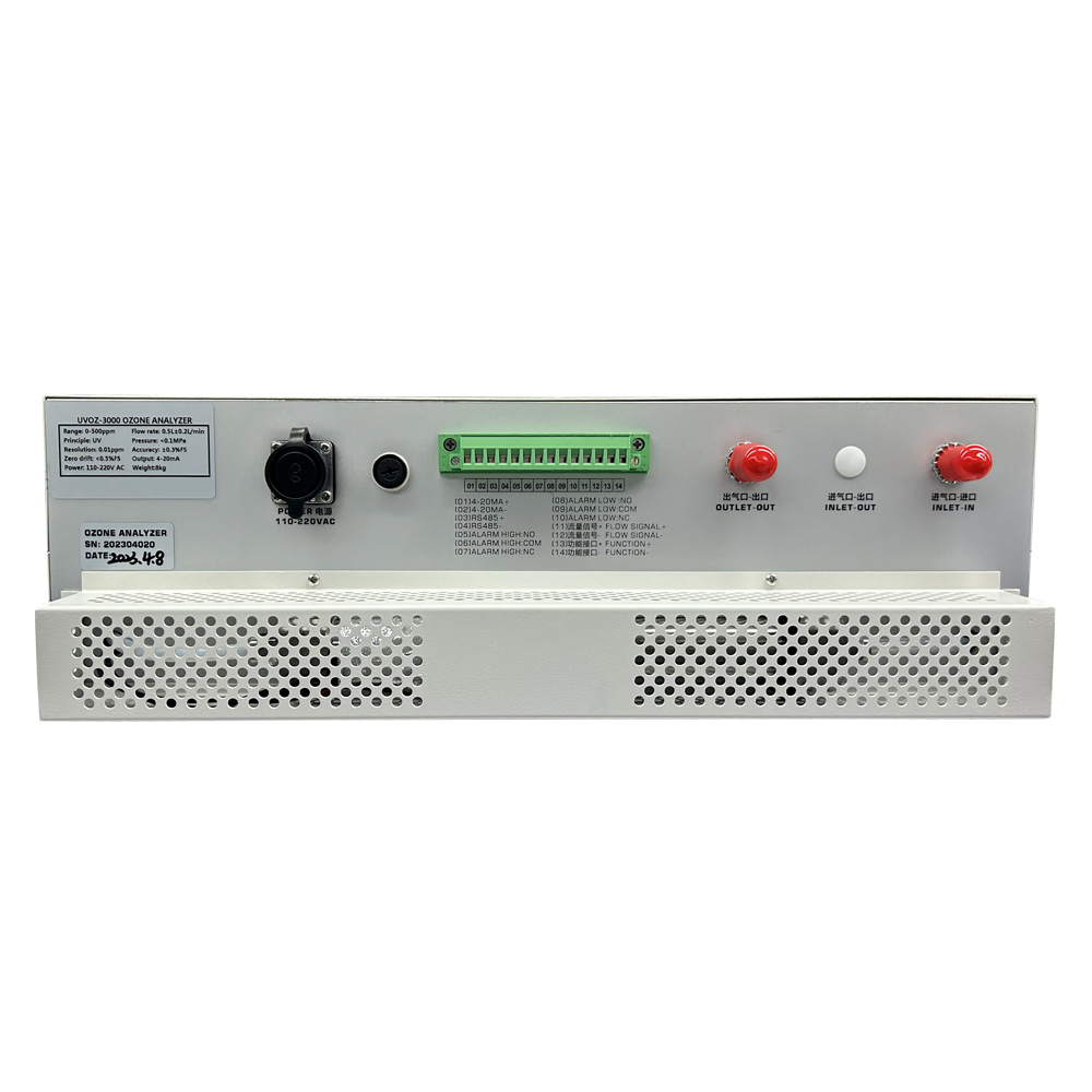 Analizador de ozono UV de alta precisión, generador de ozono eléctrico, monitor de concentración O3