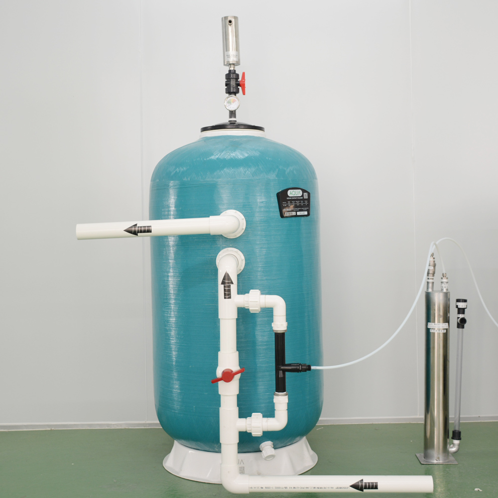 Filtros de arena para piscinas, filtración de agua de fibra de vidrio, reactor de ozono para tratamiento de agua