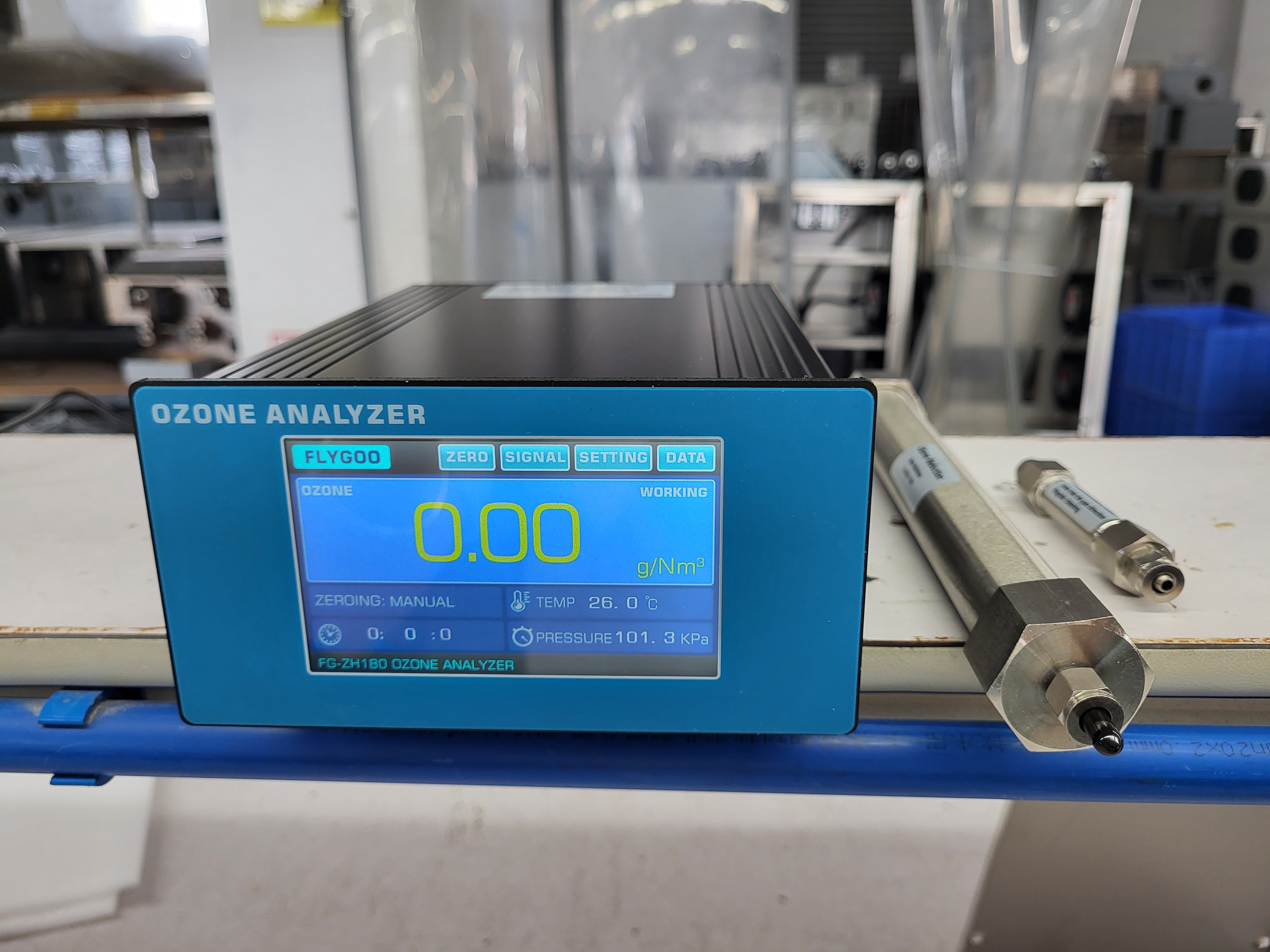 Analizador de gas ozono UV disuelto en línea Medidor de ozono para agua