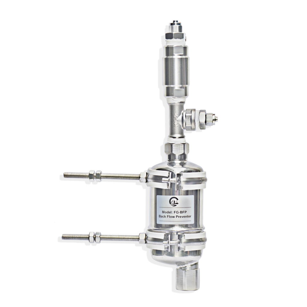 Dispositivo preventivo de flujo de agua, generador de ozono, válvula de retención para tratamiento de agua