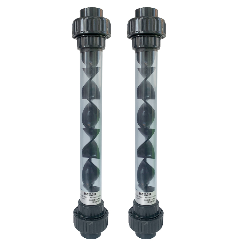 Mezclador estático de UPVC para mezclar gas ozono y agua