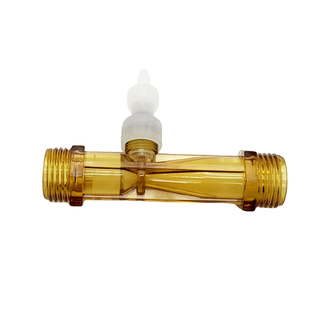 Inyector Venturi de PVDF con válvula para maquinaria de tratamiento de agua con ozono