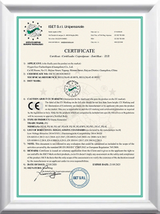 CERTIFICADO CE FLYGOO 2020