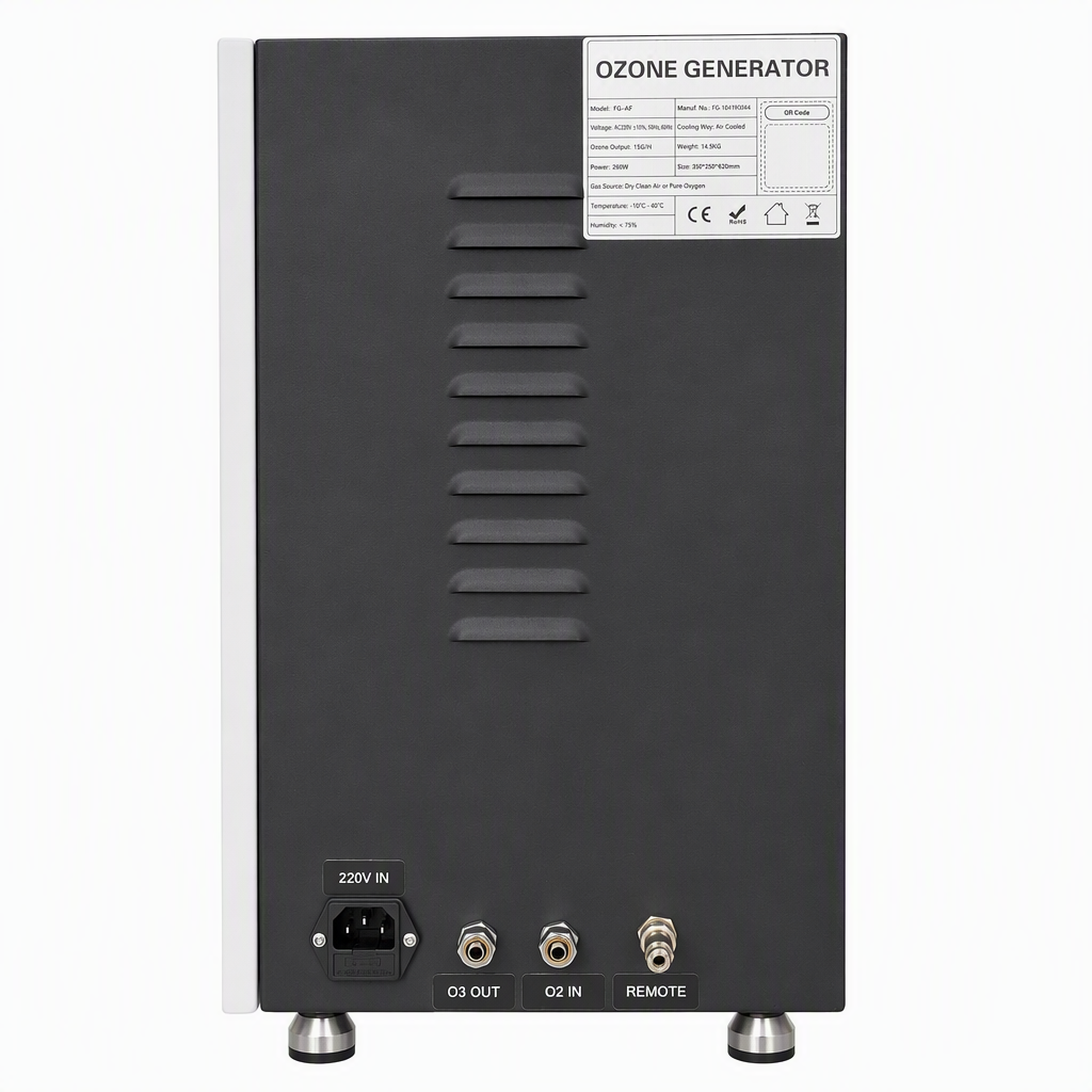 Generador de ozono refrigerado por aire con descarga Corona OzonPool 12G 16G para piscina