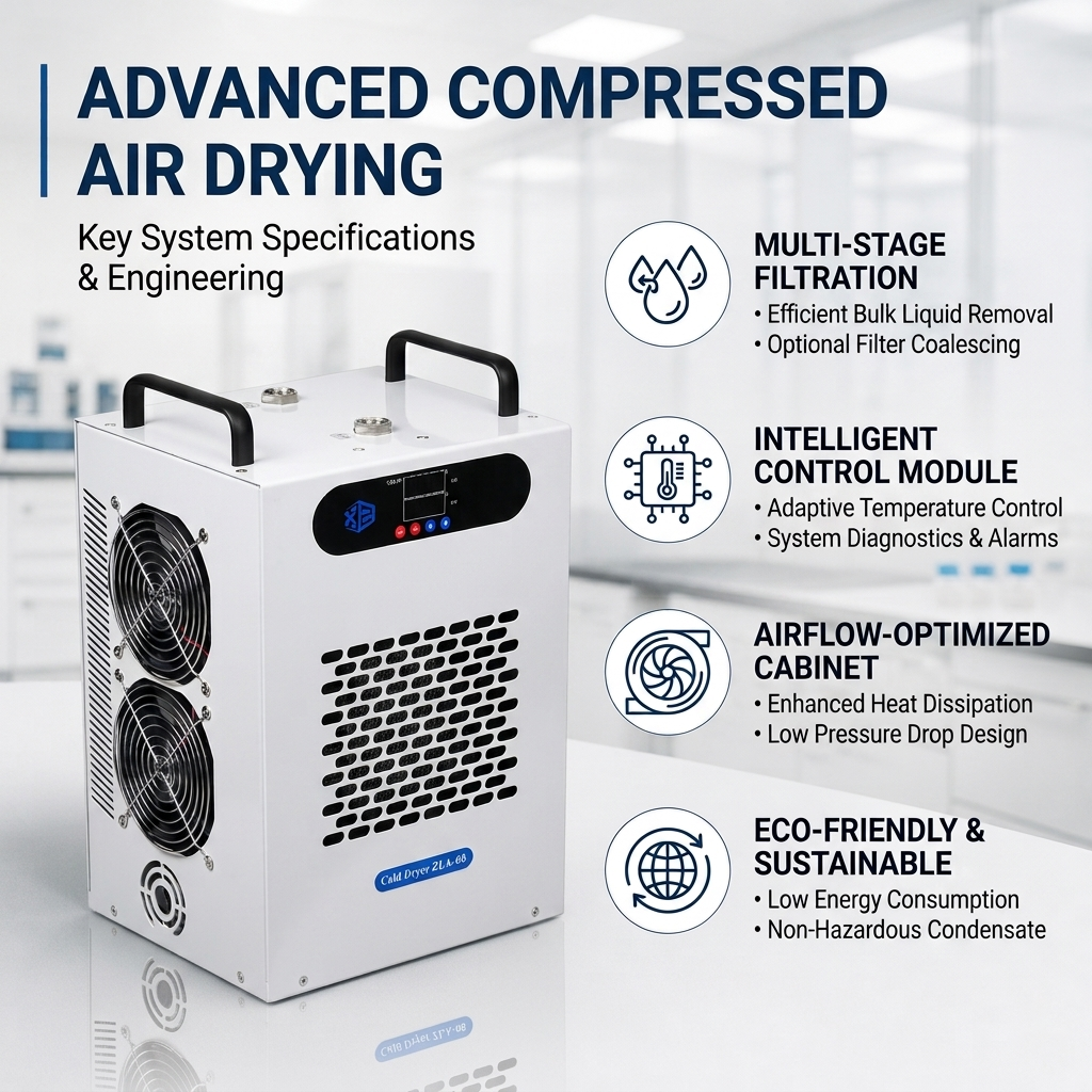 Controlador de temperatura digital en secador de aire congelado, que mantiene un punto de roc&iacute;o estable para la producci&oacute;n de ozono.jpg