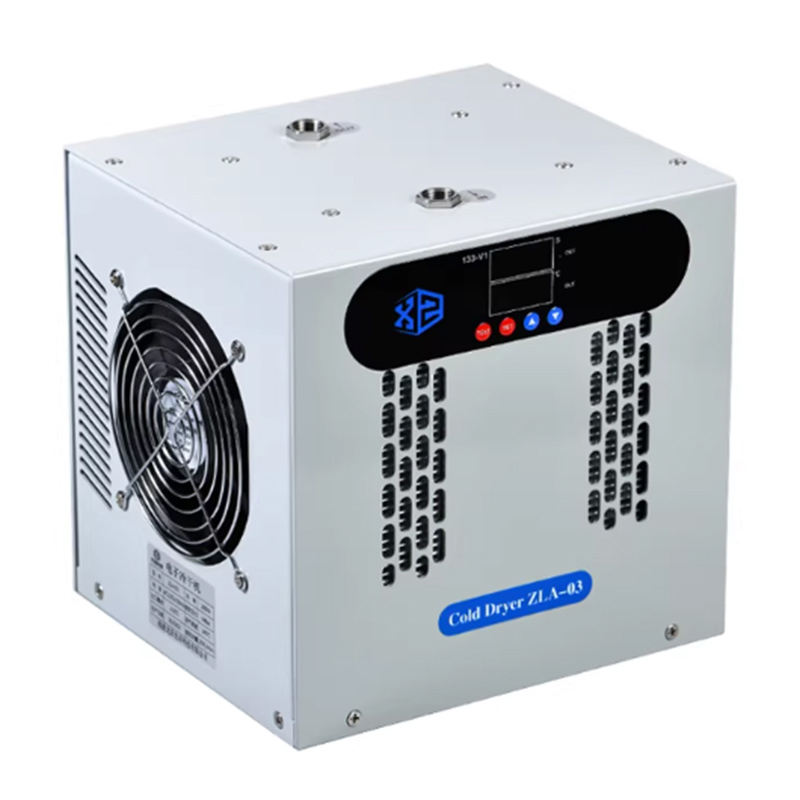 El pequeño secador de aire refrigerado Flygoo proporciona gas de alimentación de aire seco para el generador de ozono